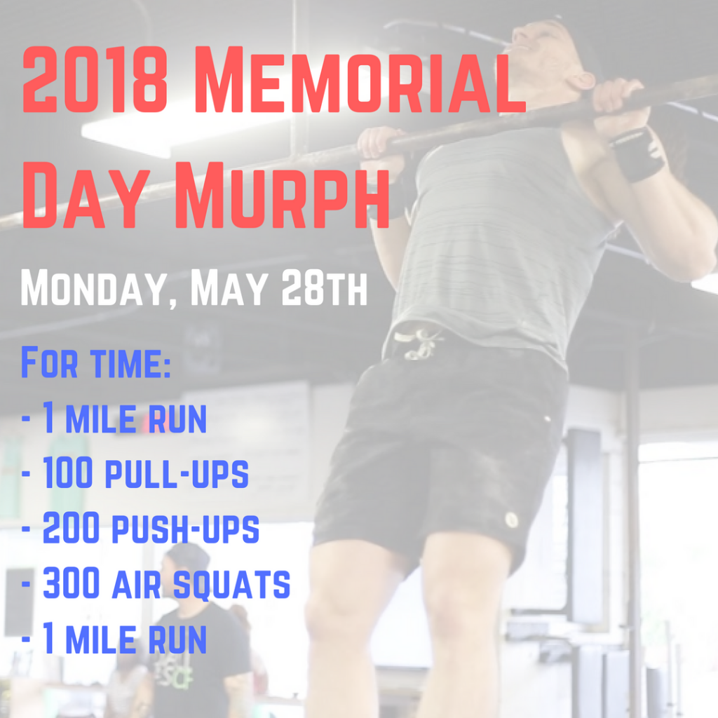2018 Memorial Day Murph